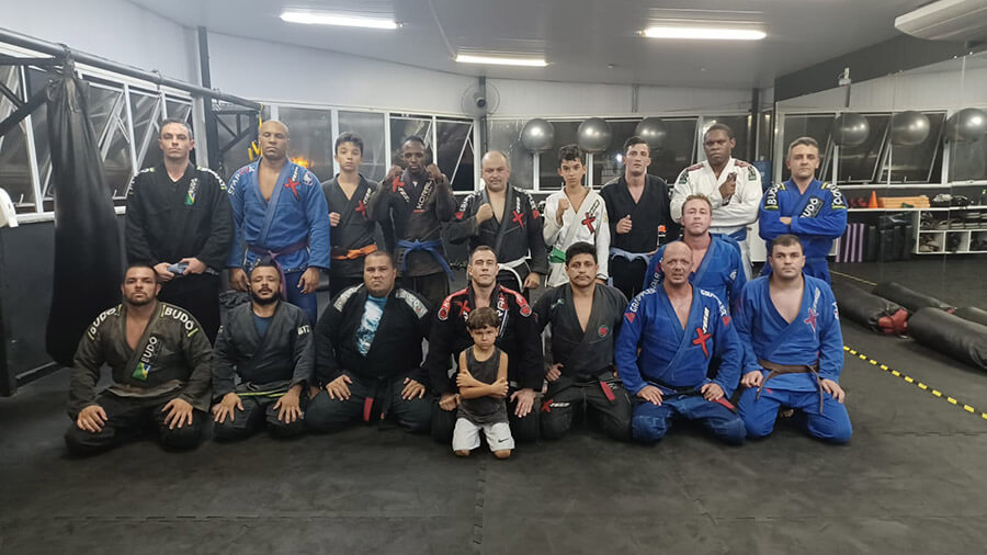 Aula de jiu-jitsu